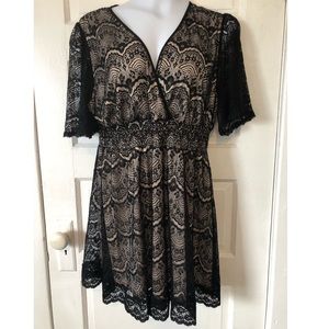 Style & co. Lace short dress tunic xl 1x 2x